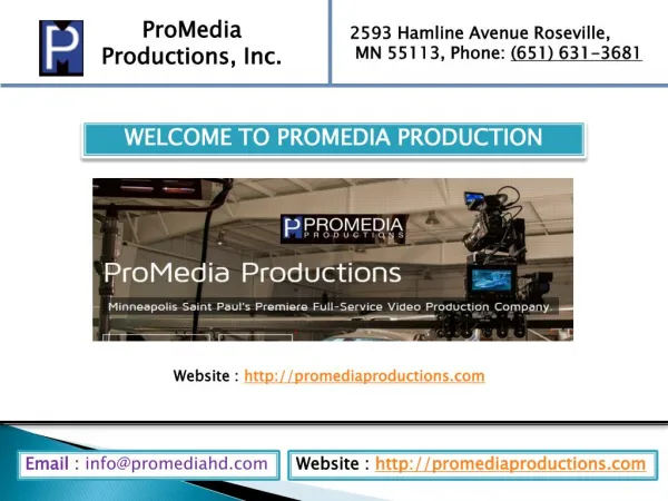Video production company Minneapolis MN