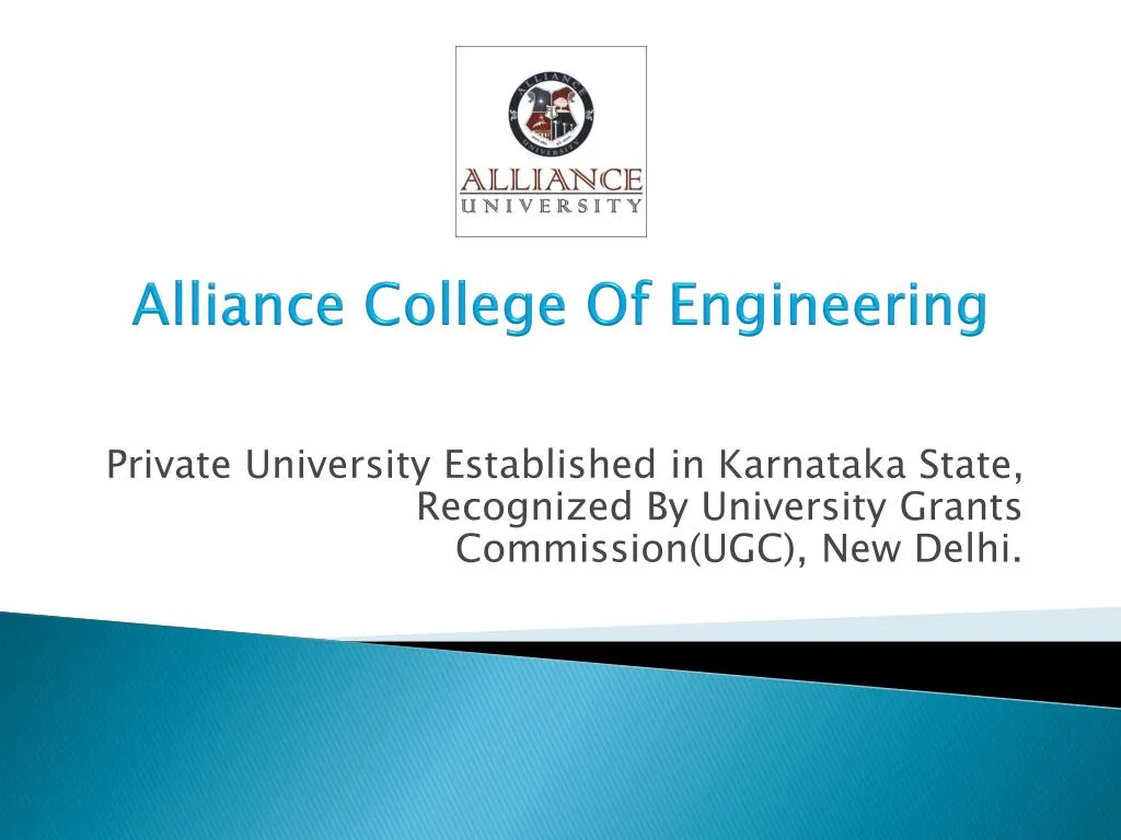 alliance college of engineering