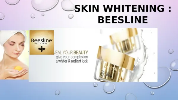 Beesline : skin whitening, skin lightening