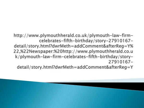 Plymouth law