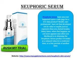 Glow your Skin with Neuphoric Serum - slide 1
