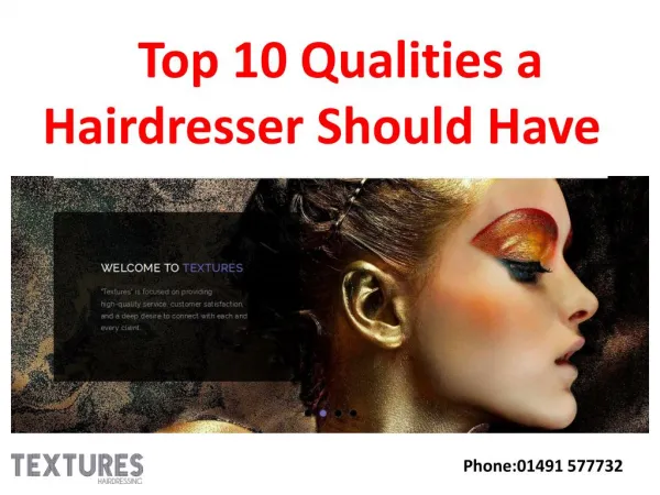 Top 10 Qualities a Hairdresser Should Have