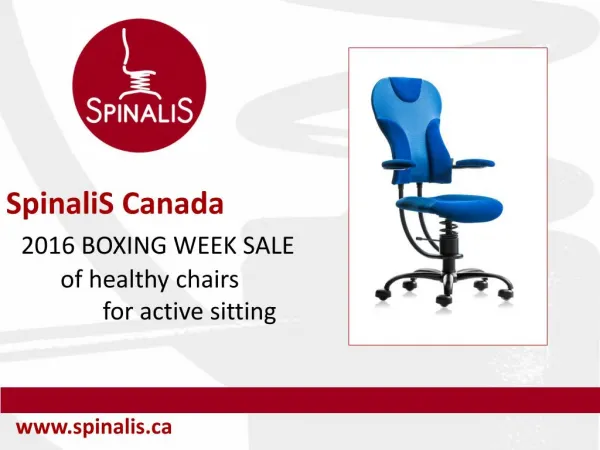 2016 BOXING WEEK SALE of SpinaliS Canada Healthy Chairs for Active Sitting