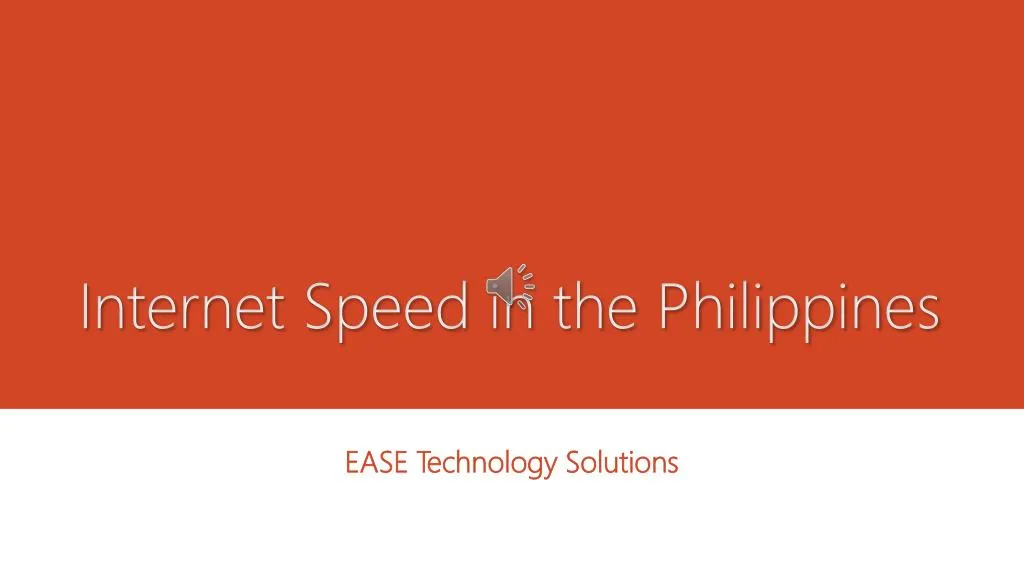 internet speed in the philippines