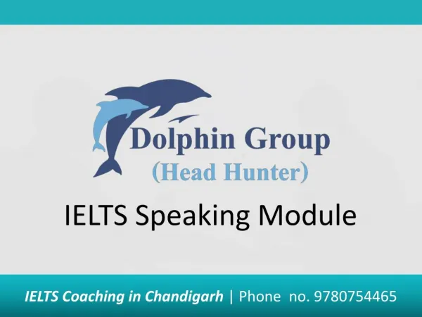 introduction of ielts speaking module