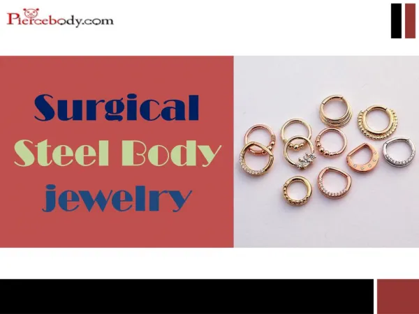 Surgical Steel Body Jewelry - Pierce Body