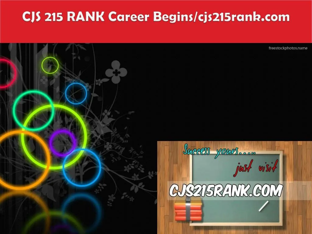 cjs 215 rank career begins cjs215rank com