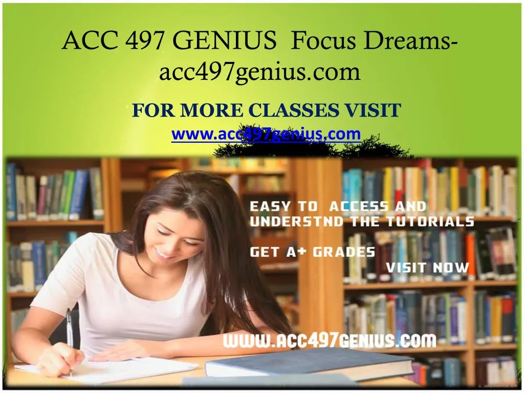 acc 497 genius focus dreams acc497genius com