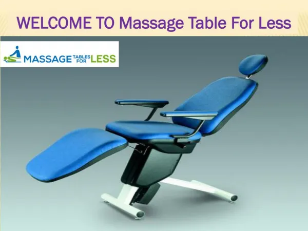 The Biggest Online Massage table seller Massage Table For Less