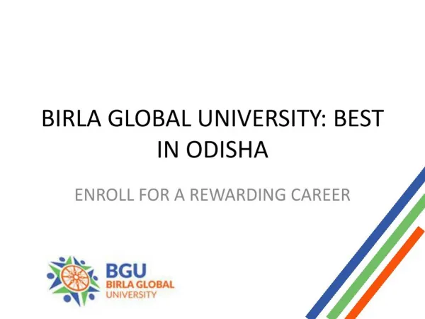 Birla Global University Best In Odisha