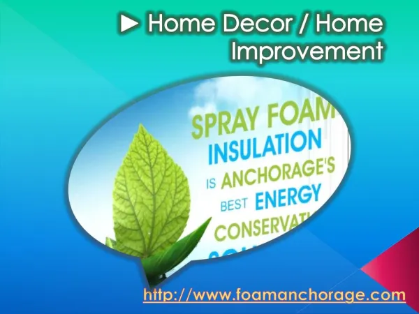 spray foam insulation installation
