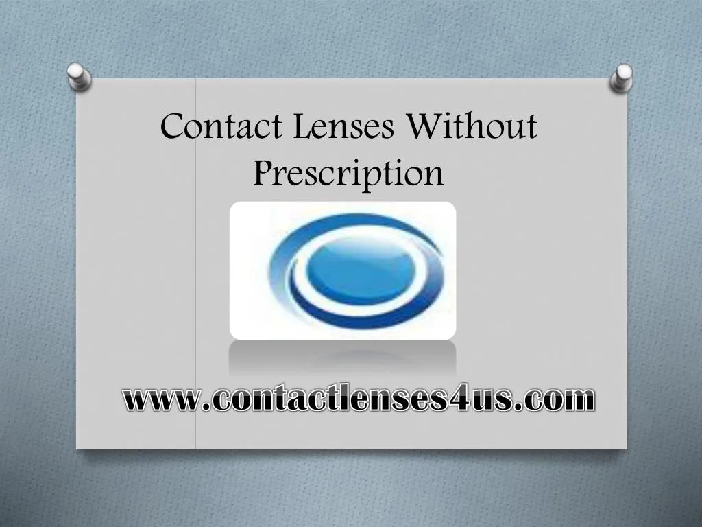contact lenses without prescription