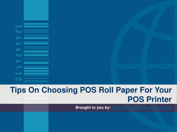 Tips On Choosing POS Roll Paper For Your POS Printer