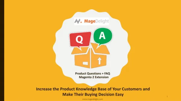 Magento 2 Product Questions & FAQ extension enable customers to Ask & Answer Questions