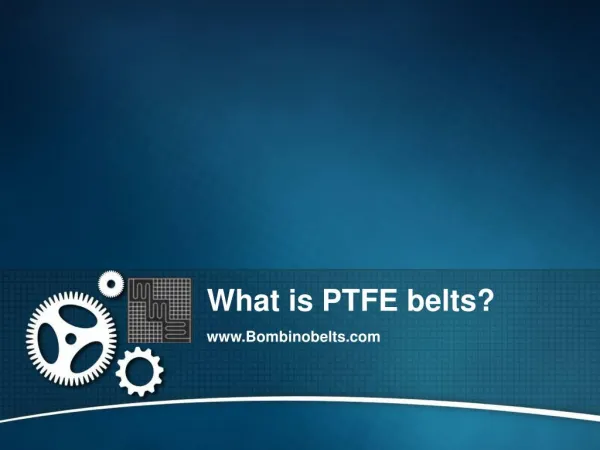 What is PTFE belts?