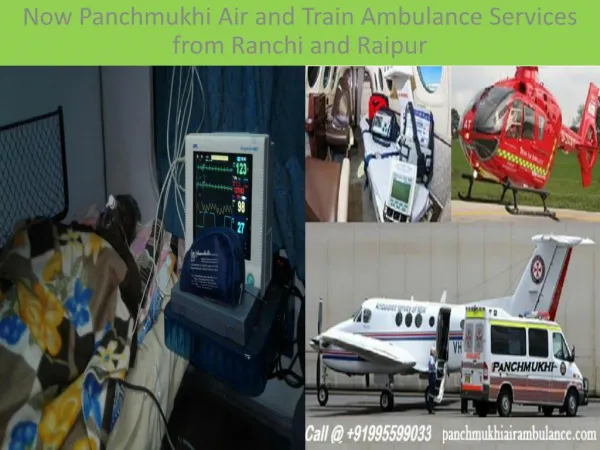 Medical Air and Train Ambulance Services from Mumbai