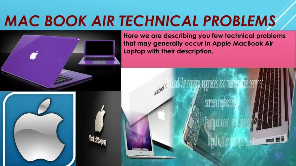 mac book air technical problems