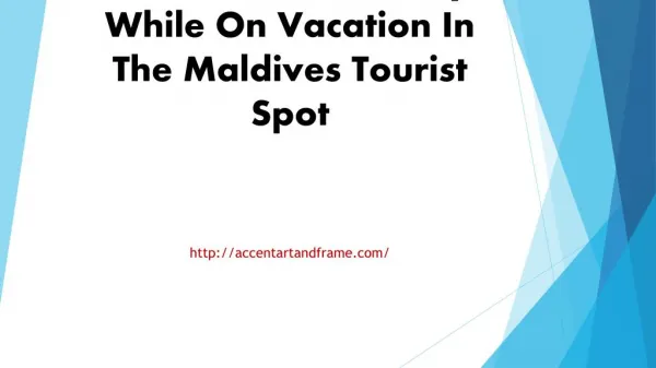 How To Save Money While On Vacation In The Maldives Tourist Spot