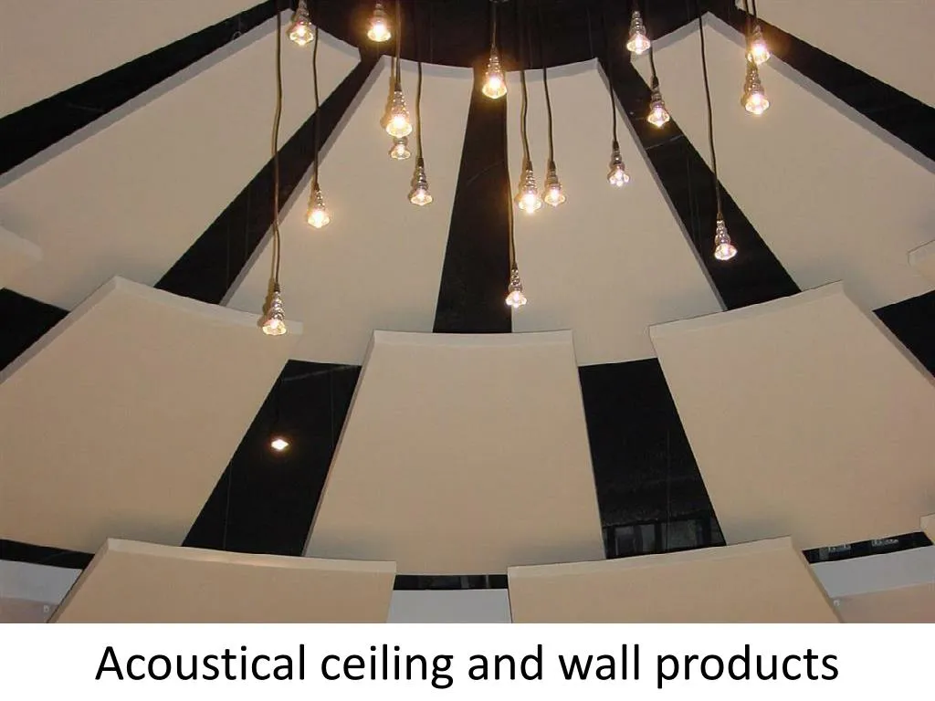 acoustical ceiling and wall products