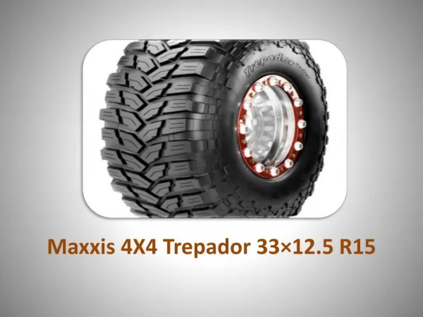 Maxxis 4X4 Trepador 33×12.5 R15