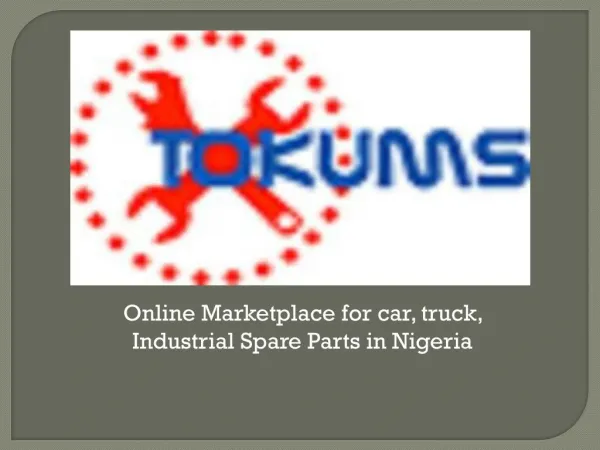 Online Marketplace & Industrial Spare Parts