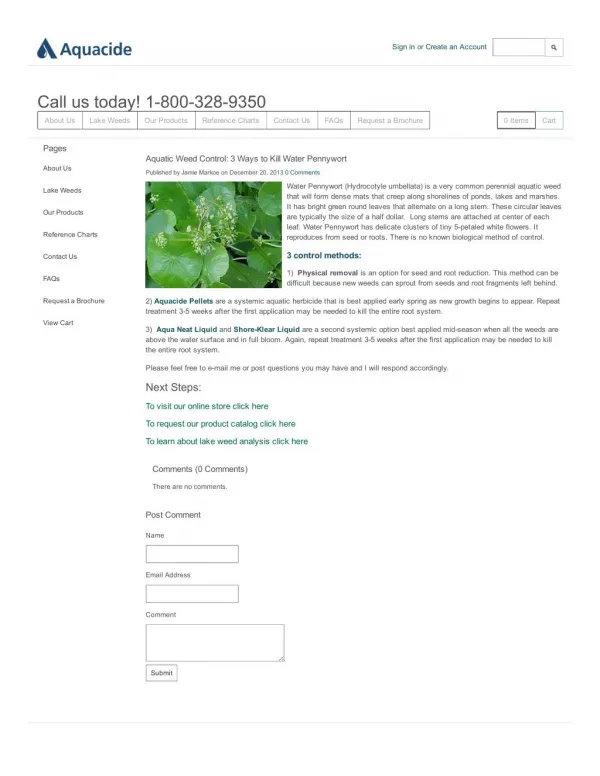 Water Pennywort - 3 Control Methods