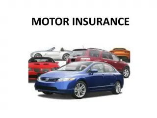Some ways to reduce Motor insurance Premium - slide 1