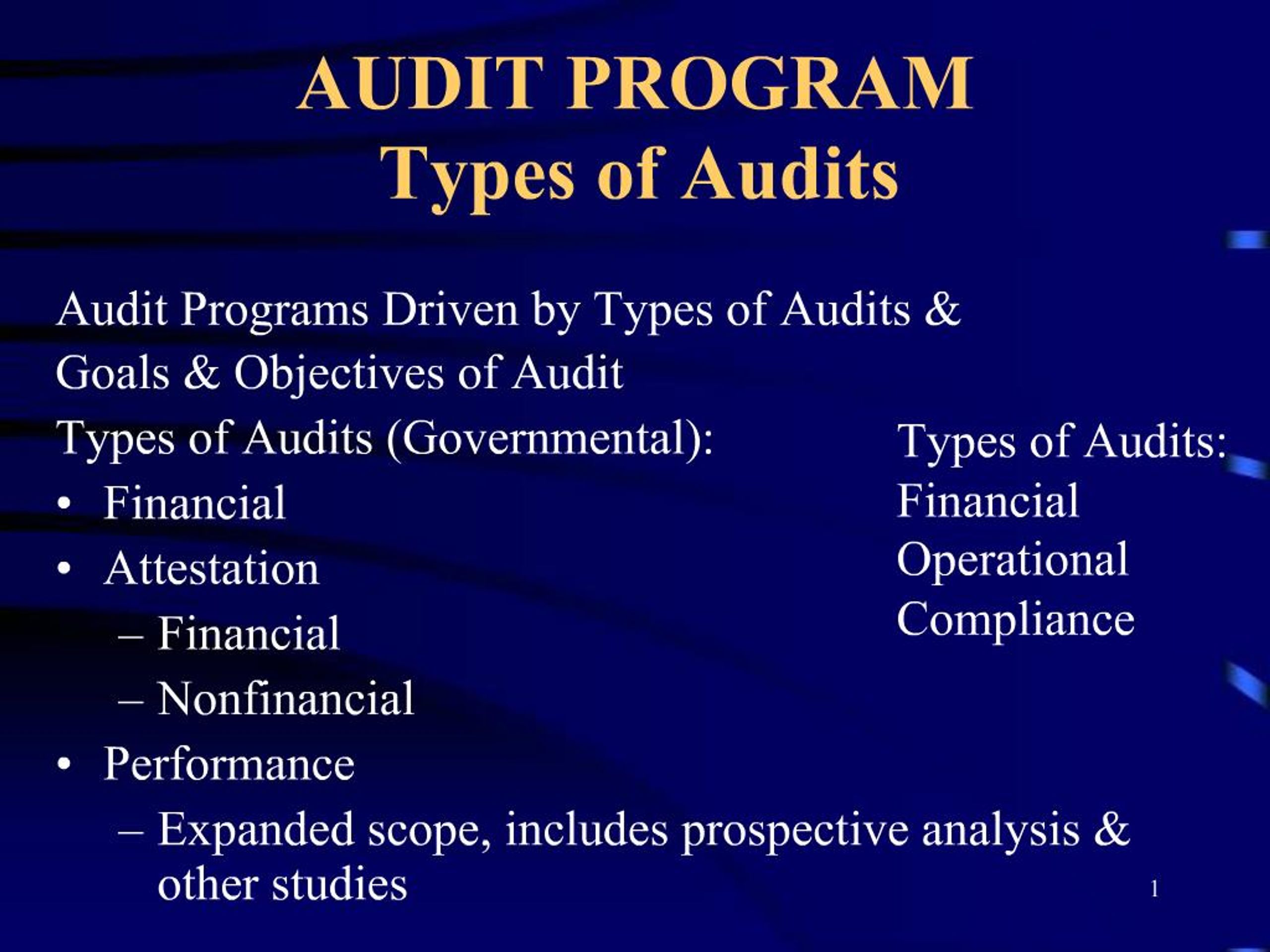 PPT - AUDIT PROGRAM PowerPoint Presentation, free download - ID:747011
