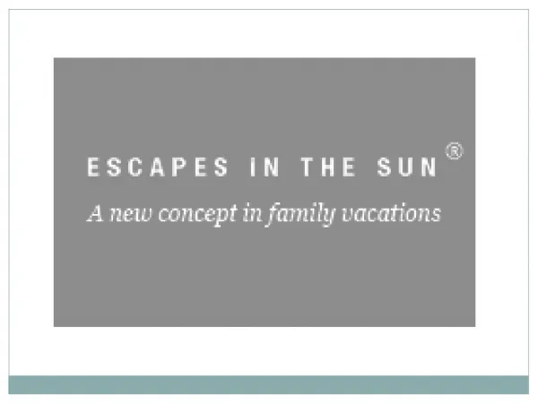Find High Quality Vacation Home & House Rentals in Florida at Escapesinthesun.com