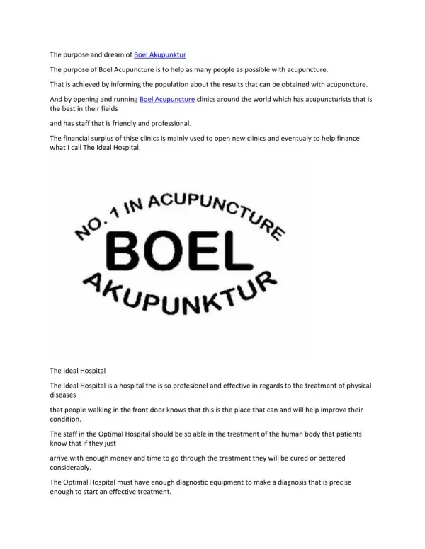 Boel Akupunktur