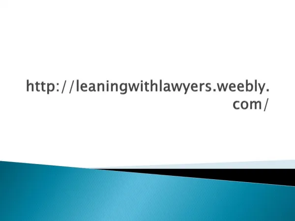 Learning With Lawyers