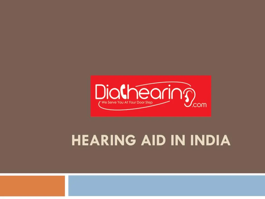 hearing aid in india