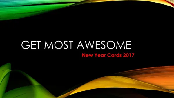 Get Awesome New Year Cards 2017 for Happy New Year