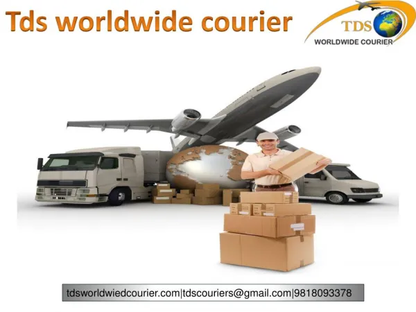 courier to usa from india | tdsworldwidecourier
