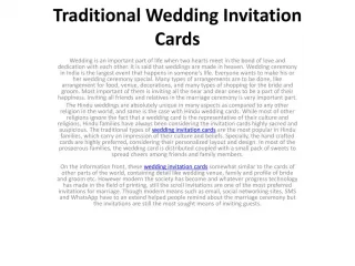 Wedding Invitation Cards - slide 1