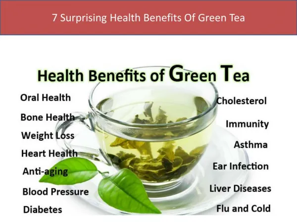 7 Surprising Health Benefits Of Green Tea