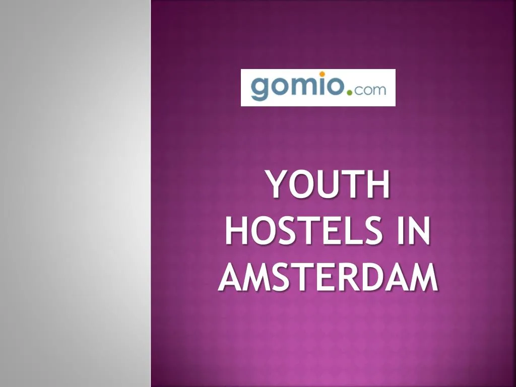 youth hostels in amsterdam
