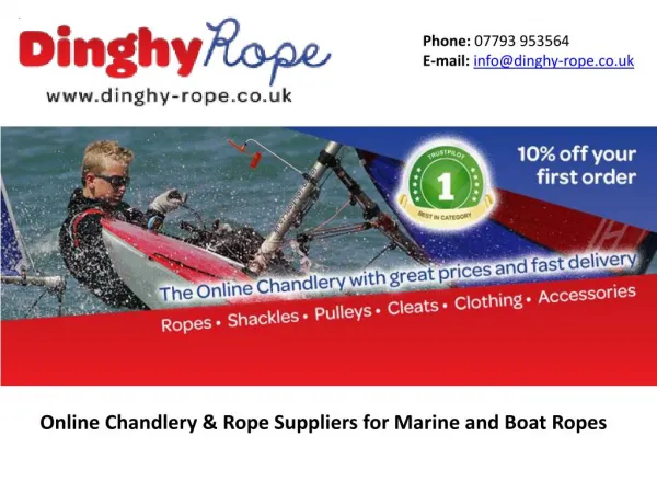 Online Chandlery & Rope Suppliers for Marine and Boat Ropes