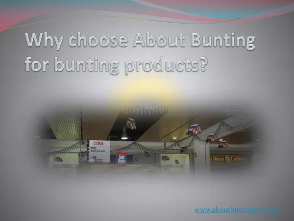 Why choose About Bunting for bunting products?