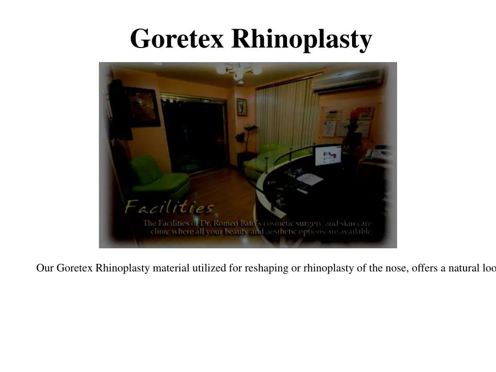 goretex rhinoplasty