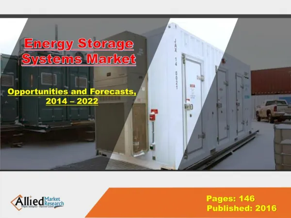 Energy Storage Systems Market Analysis & Growth 2022