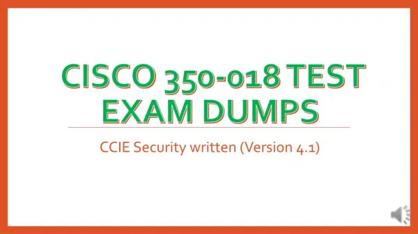 350-018 Exam Questions