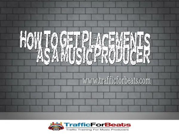 How To Get Placements For Your Beats