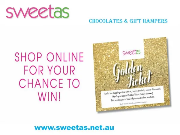 Sweet As- Buy Chocolates & Gift Hampers Online