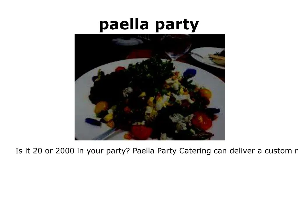 paella party