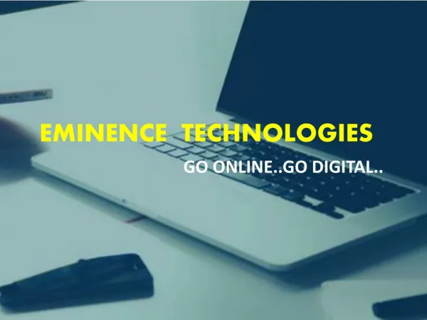 Best Digital Marketing Company in Delhi - Eminence Technologies