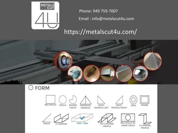Custom Cut Sheet Metal Form - Metalscut4u.com