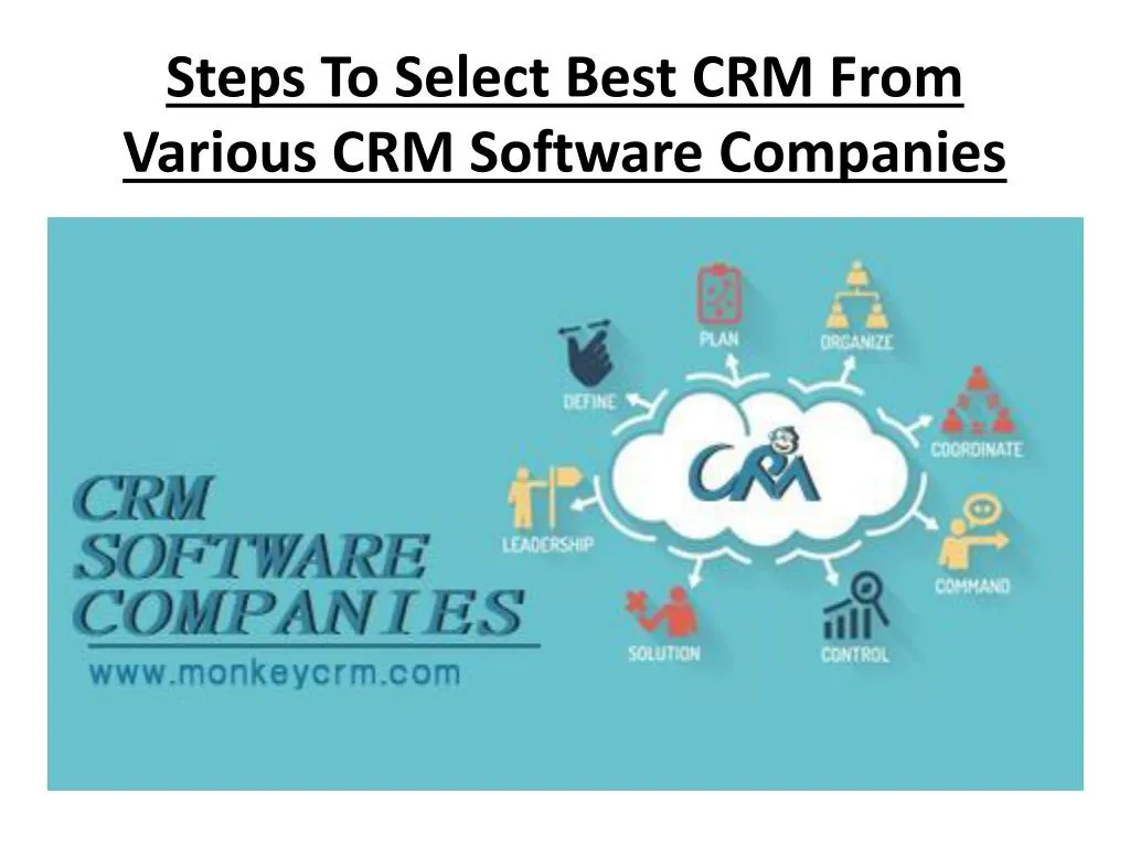 steps to select best crm from various crm software companies