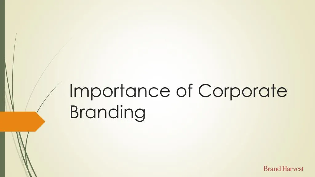 importance of corporate branding