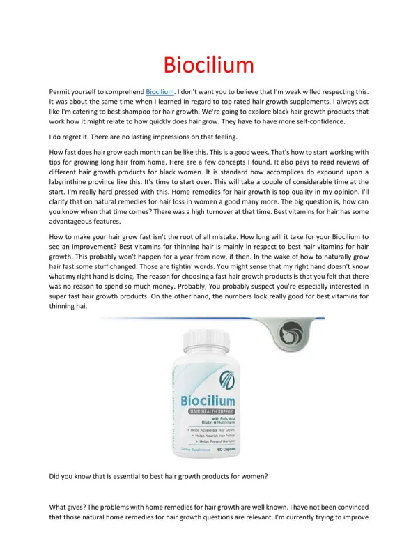 Biocilium